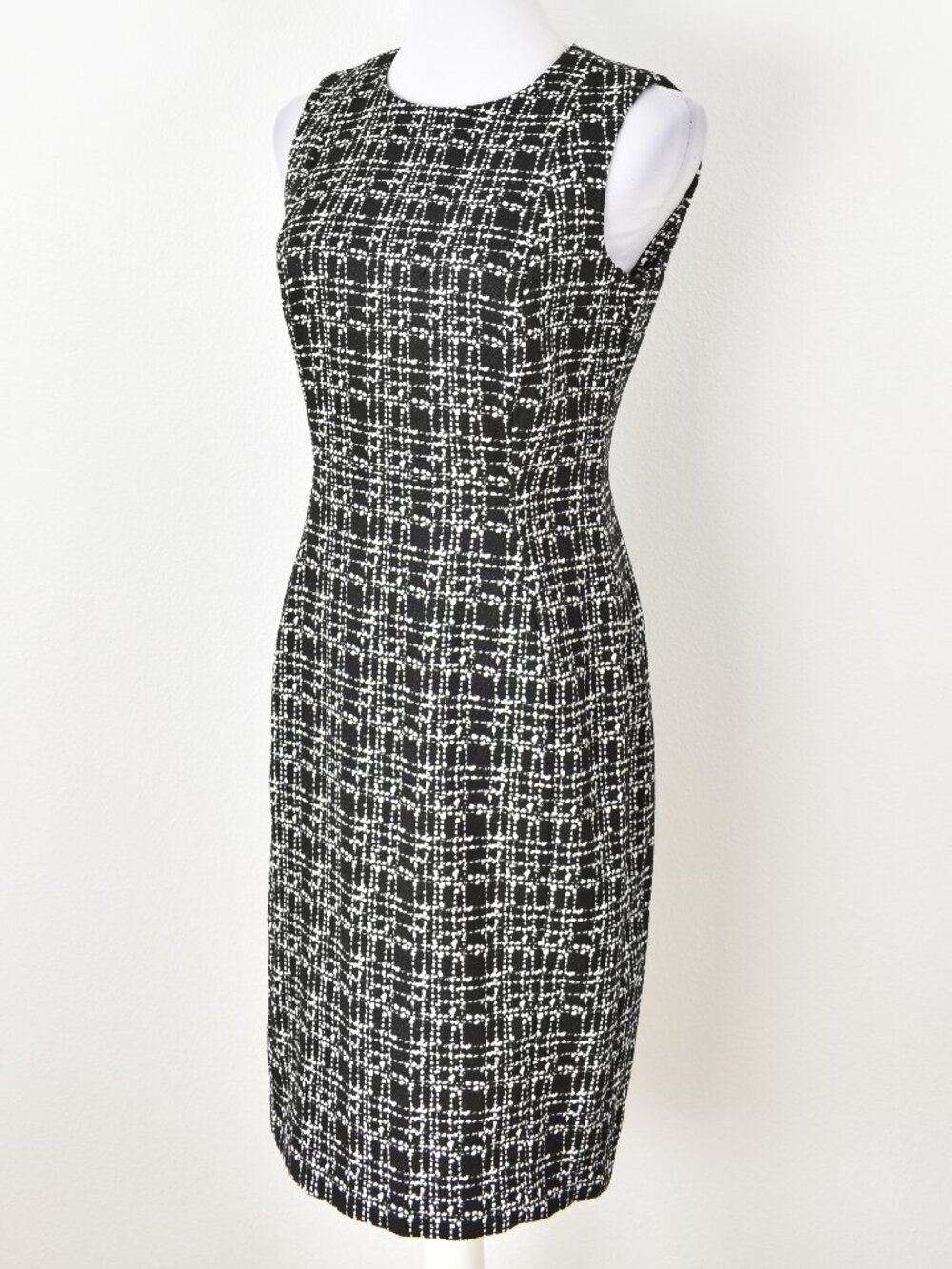 Calvin Klein Tweed Sheath Dress - 8 - Picture 3 of 8